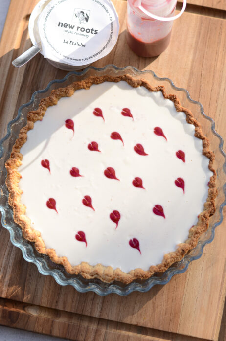 Tarte de St Valentin à la crème