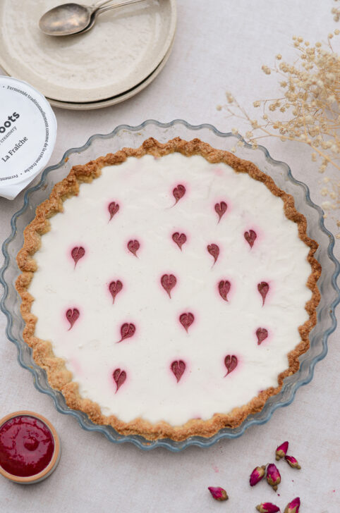 J'adore cette recette car elle est fun à préparer et les cœurs de framboises sont juste adorables !