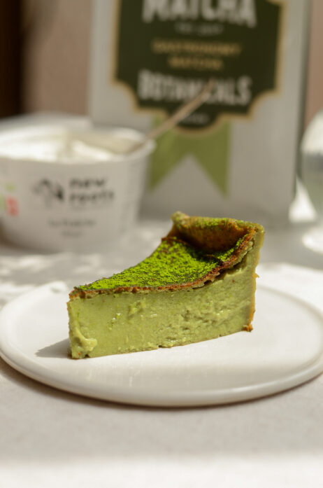 Cheesecake basque au matcha