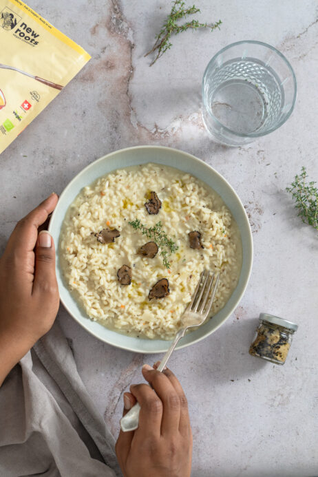 Trüffelrisotto mit Fondue