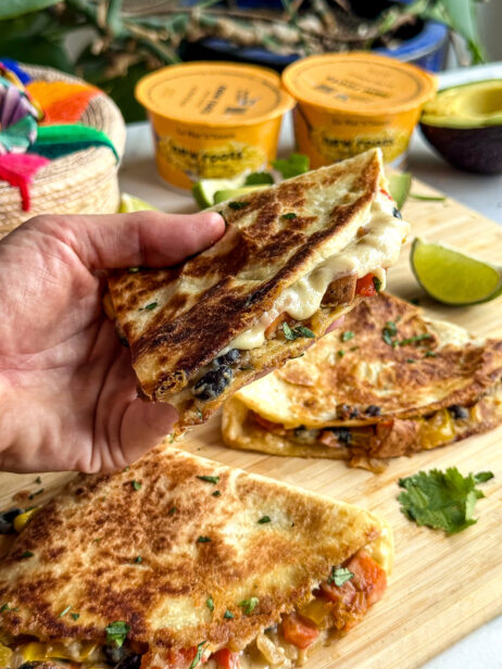 Quesadillas Véganes Fromagères